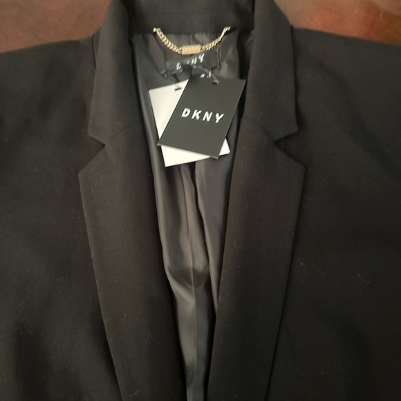 DKNY Women’s Black Blazer Jacket Sz 16 - Picture 7 of 7
